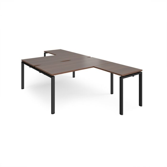 DAMS Adapt back to back desks with return desks-26080