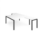 DAMS Adapt back to back desks with return desks-26082
