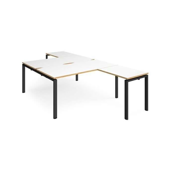 DAMS Adapt back to back desks with return desks-26079