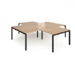 DAMS Adapt back to back 4 desk cluster return desks-0