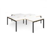 DAMS Adapt back to back 4 desk cluster return desks-26091