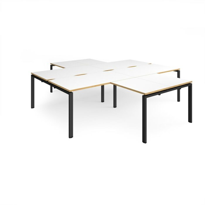 DAMS Adapt back to back 4 desk cluster return desks-26091