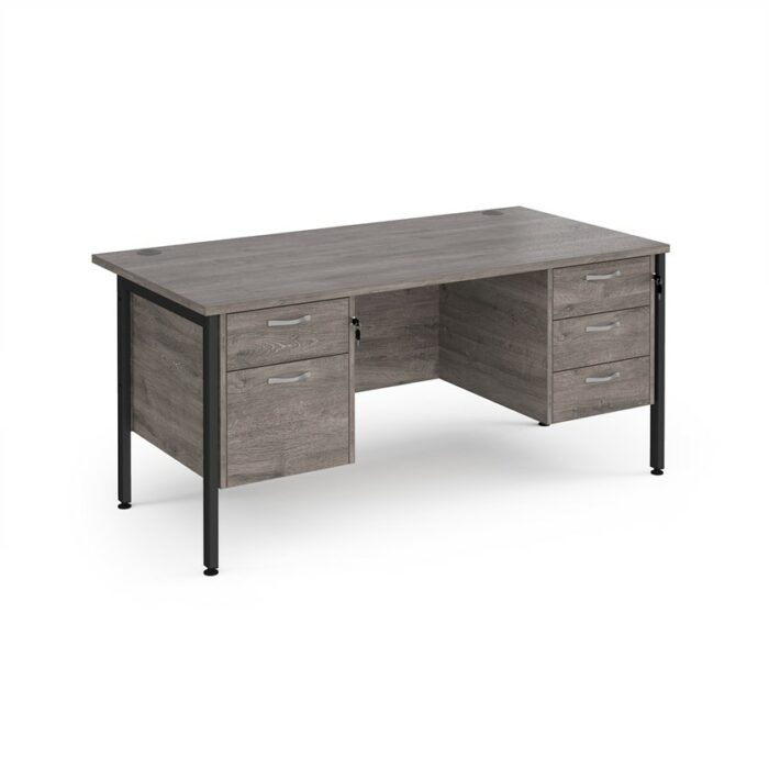 DAMS Maestro 25 straight desk with 2 and 3 drawer pedestals -26669