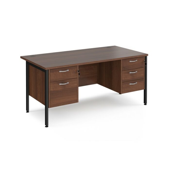 DAMS Maestro 25 straight desk with 2 and 3 drawer pedestals -26667