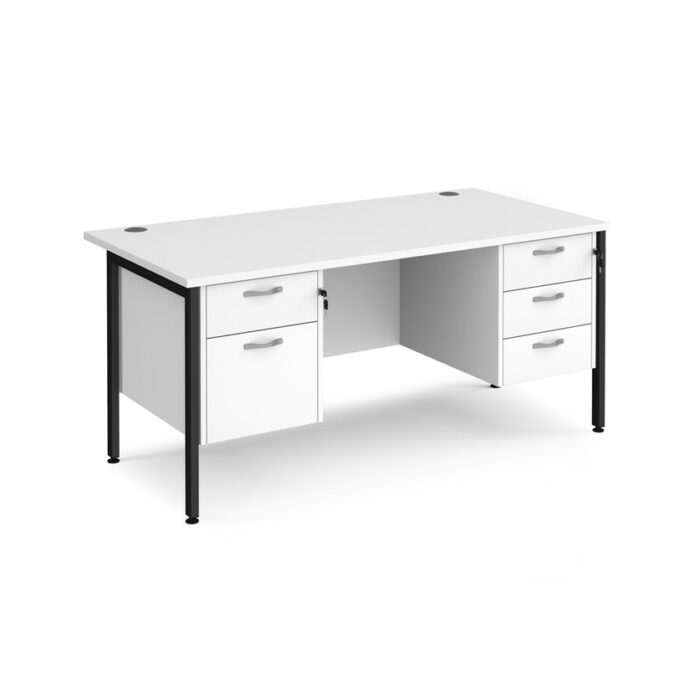 DAMS Maestro 25 straight desk with 2 and 3 drawer pedestals -26671