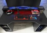FLAIR POWER X GAMING DESK WITH COLOUR CHANGING LED LIGHTS-27409