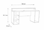 FLAIR POWER X GAMING DESK WITH COLOUR CHANGING LED LIGHTS-27406