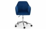 Julian Bowen Kahlo Velvet Swivel Office Chair-25545