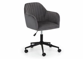 Julian Bowen Kahlo Velvet Swivel Office Chair-25543