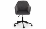 Julian Bowen Kahlo Velvet Swivel Office Chair-25544