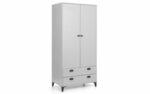 Julian Bowen Lakers Locker 2 Door Wardrobe-0