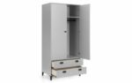 Julian Bowen Lakers Locker 2 Door Wardrobe-25559