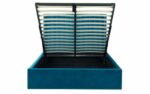 Julian Bowen Langham Scalloped Headboard Storage Bed - Teal-25565