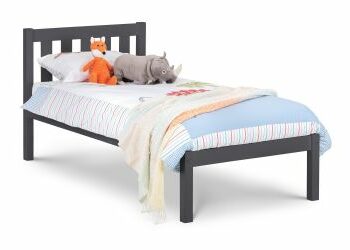 Julian Bowen Luna wooden Bed - Anthracite -0