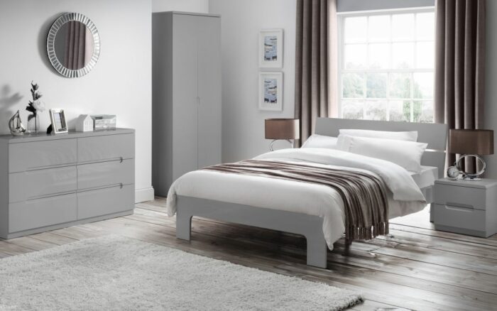 Julian Bowen Manhattan High Gloss Bed-25672