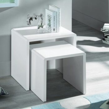 Julian Bowen Manhattan High Gloss Nest of Tables-0