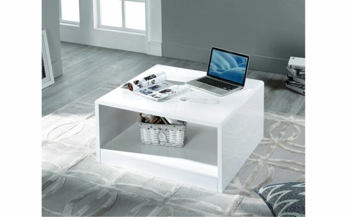 Julian Bowen Manhattan High Gloss Square Coffee Table-0