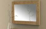 Julian Bowen Marlborough Oak Wall Mirror-25673