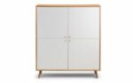 Julian Bowen Moritz 4 Door Cabinet - Oak-25788