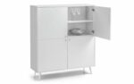 Julian Bowen Moritz 4 Door Cabinet - White-25794