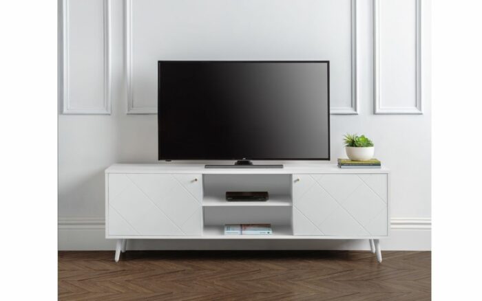 Julian Bowen Moritz TV Cabinet - White-25800
