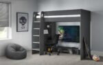 Julian Bowen Nebula Gaming Bed with Desk - Anthracite-0