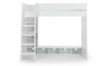 Julian Bowen Nebula Gaming Bed with Desk - White-25809