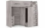 Julian Bowen wooden Pegasus Highsleeper in grey oak-25855