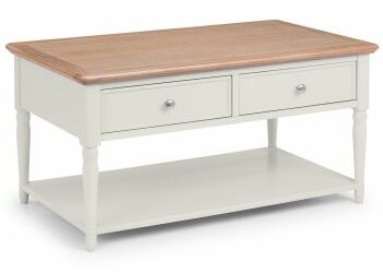 Julian Bowen Provence 2 Drawer Coffee Table-0