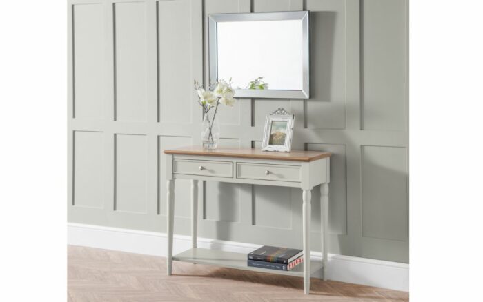 Julian Bowen Provence 2 Drawer Console Table-25943
