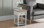 Julian Bowen Provence 1 Drawer Lamp Table-25933