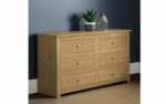 julian bowen Radley 6 Drawer Chest - Waxed Pine-25886