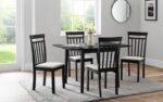 Julian Bowen Rufford Extending Dining Table - Black-25982