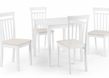 Julian Bowen Rufford Extending Dining Table - White-0