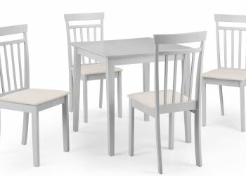 Julian Bowen Rufford Extending Dining Table - Grey-0