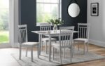 Julian Bowen Rufford Extending Dining Table - Grey-25980