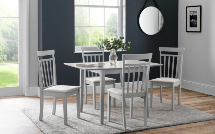 Julian Bowen Rufford Extending Dining Table - Grey-25980