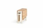 Julian Bowen Savoy Dining Set - White / Natural Finish-26118