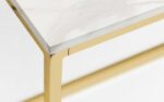 Julian Bowen Scala Gold Dining Table-26022