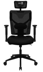 Aerocool Guardian Mesh Back Gaming Chair in Smoky Black-0