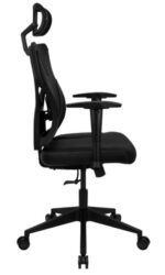 Aerocool Guardian Mesh Back Gaming Chair in Smoky Black-26989