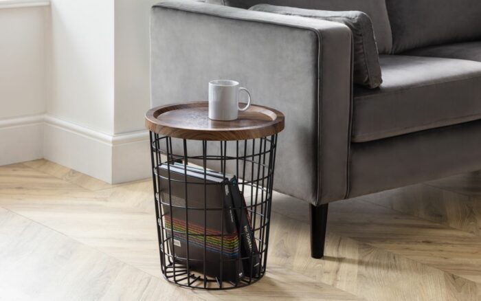 Julian Bowen Smithson Storage Lamp Table-26042