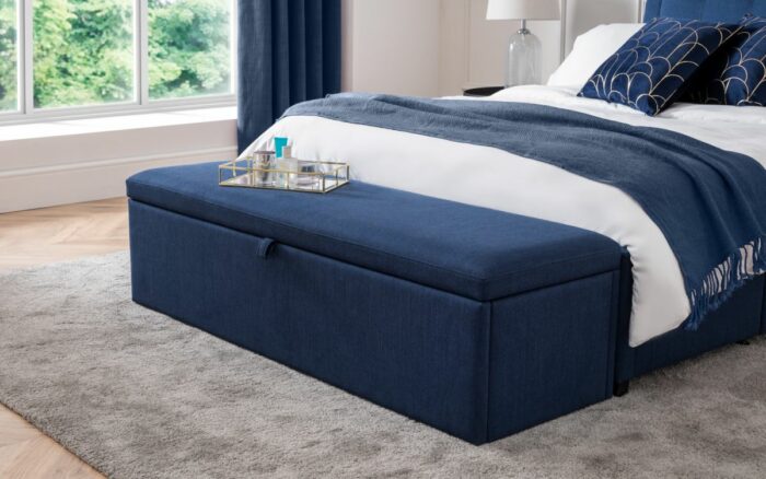 julian bowen Sorrento Blanket Box - Blue-26113