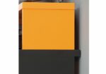 FLAIR FURNISHINGS POWER Y COLOUR CHANGING LED GAMING DESK IN ORANGE AND BLACK-27427