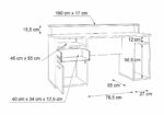 Flair Furnishing Power Z Gaming Desk With Colour Change LED-27311