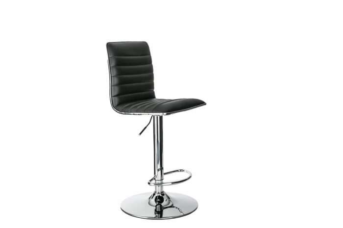 Dorel Alphason Colby High Back PU Barstool - Black-0