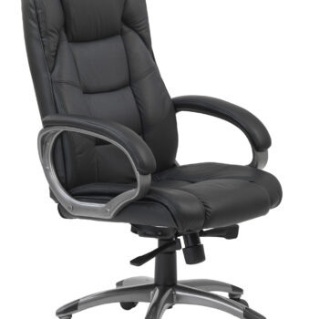 Dorel Alphason Northland Leather Soft Feel High Back Executive Chair - Black-0