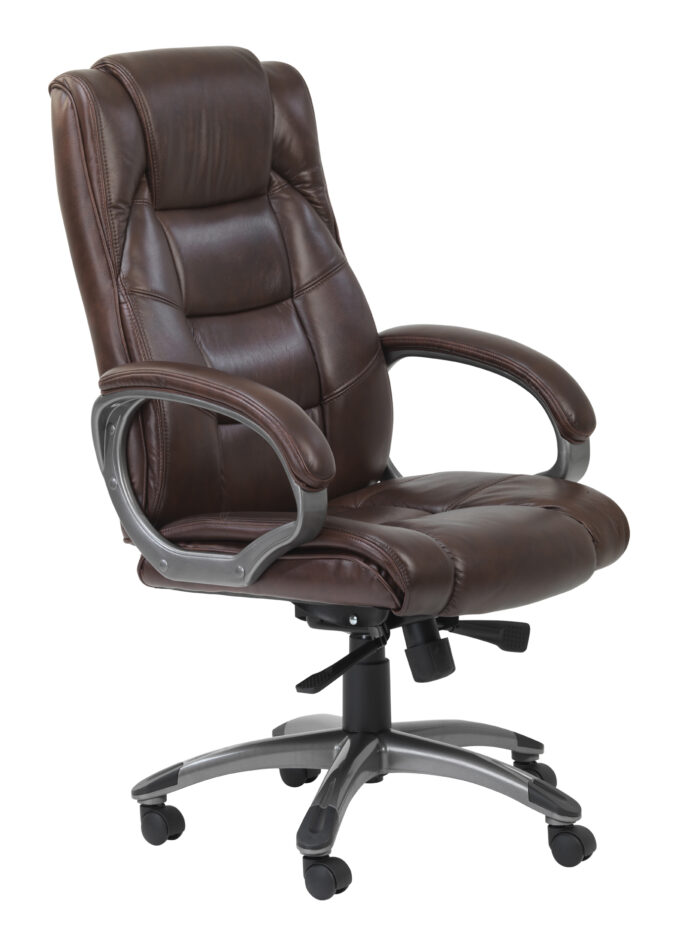 Dorel Alphason Northland Leather Soft Feel High Back Executive Chair - Brown-0