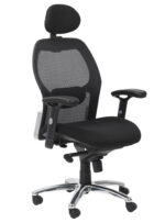 Dorel Alphason Portland Synchro Mesh Executive Chair - Black-0