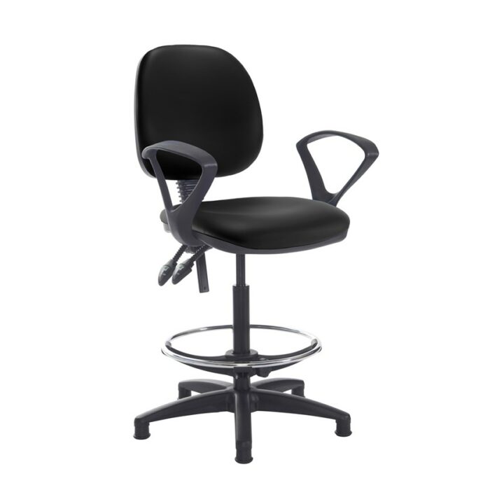 Dams Jota draughtsmans chair with fixed arms -28502